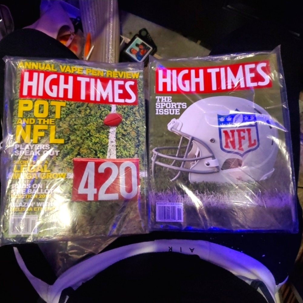 HIGH TIMES MAGAZINE NFL SPECIAL 420 SPORTS COLLECTORS ISSUE 2016/2019 LOT NWT